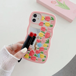 iPhone Floral Mirror 3D Case