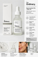 The Ordinary Niacinamide 10% + Zinc 1% Serum – Pack of 2 | 30ml Each