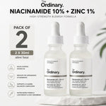 The Ordinary Niacinamide 10% + Zinc 1% Serum – Pack of 2 | 30ml Each