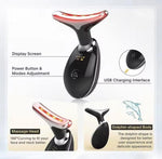 Electric Heated Face & Neck Massager – Red Light Skin Care & Relaxation Device