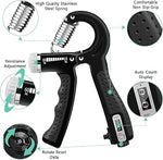 Adjustable Hand Grip Strengthener with Digital Counter – Hand & Forearm Exerciser