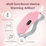 Pink Period Pain Relief Heating Belt – 3 Heat Levels Portable Cramp Relief Belt